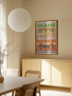 New Orleans Louisiana Vintage Travel Poster