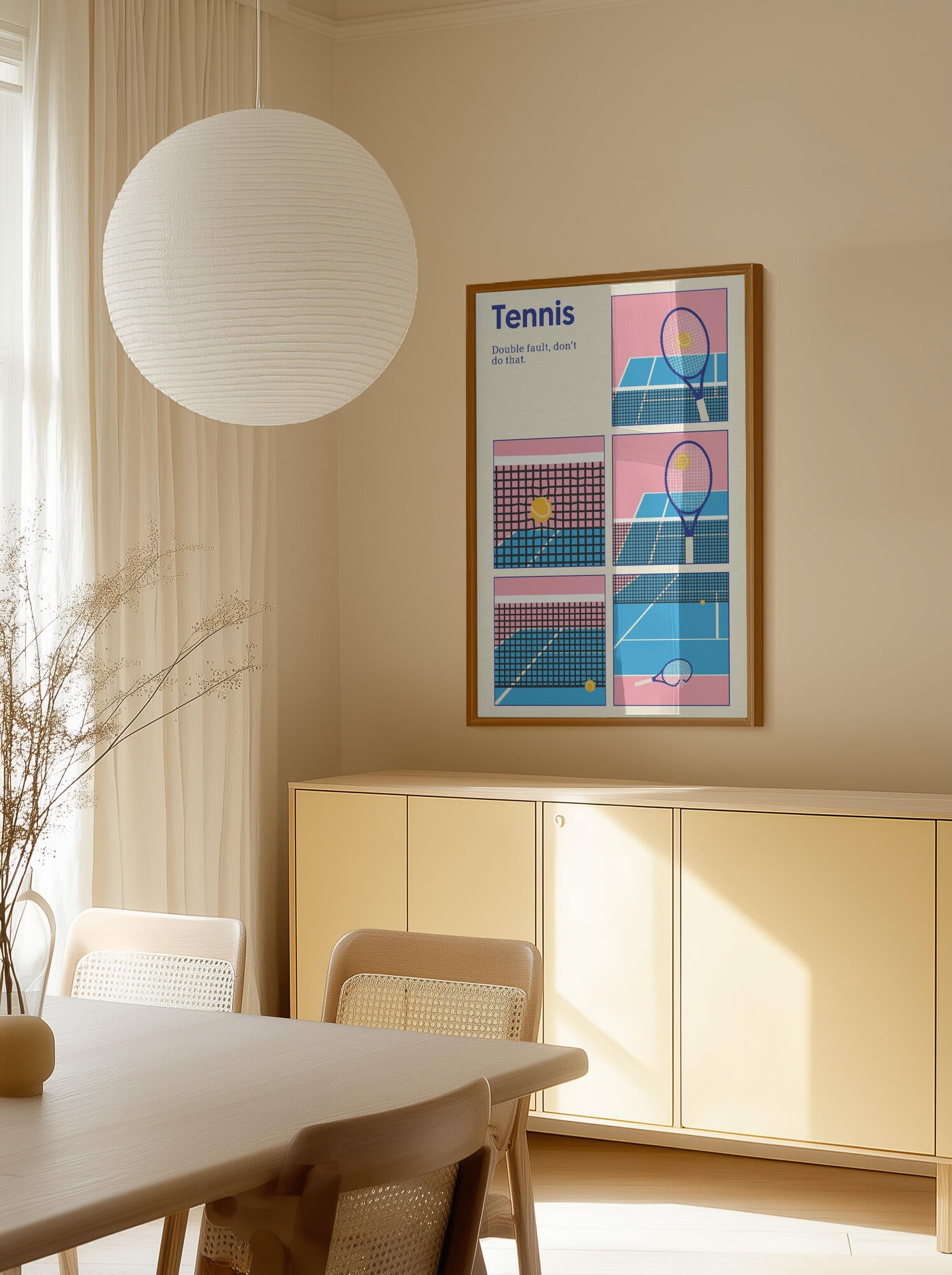 Poster Tennis Double Vault