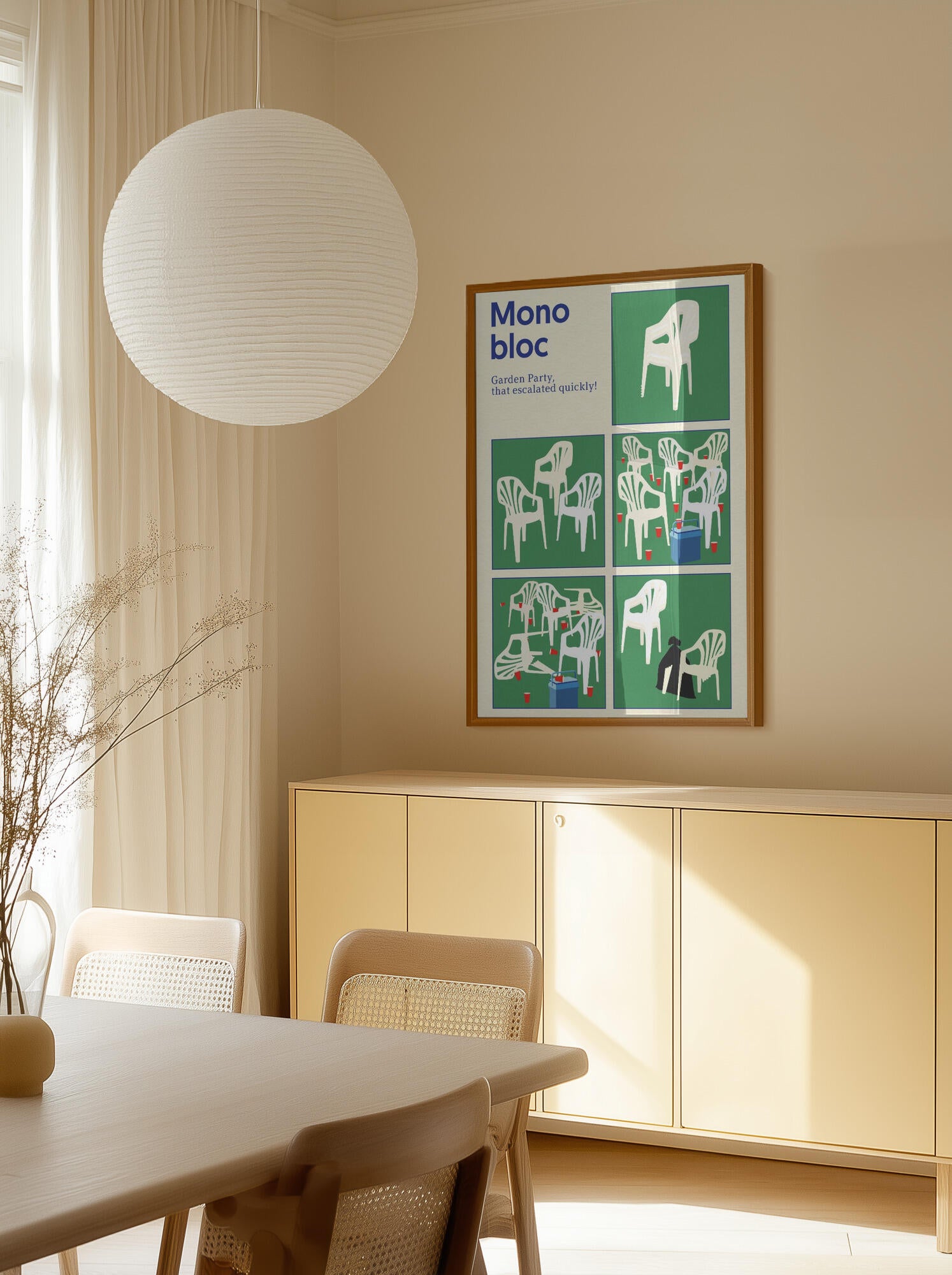 Poster Monobloc Five Squares