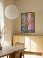 Whispering Pink Brushstrokes