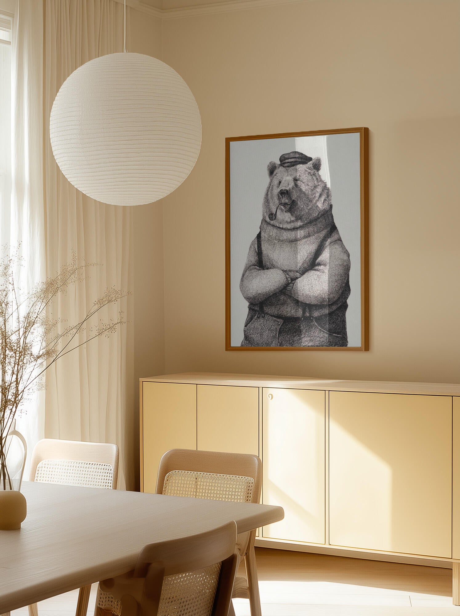 Bear In Vintage Attire