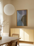 Overlapping Curves In Muted Tones