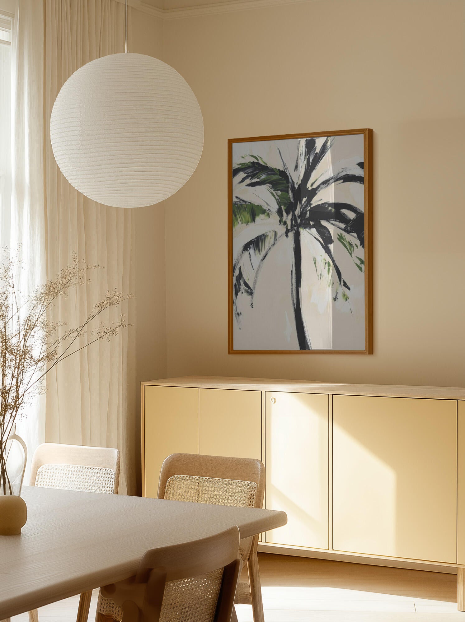 Abstract Palm Tree