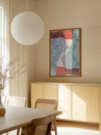 Overlapping Geometric Patterns in Soft Hues