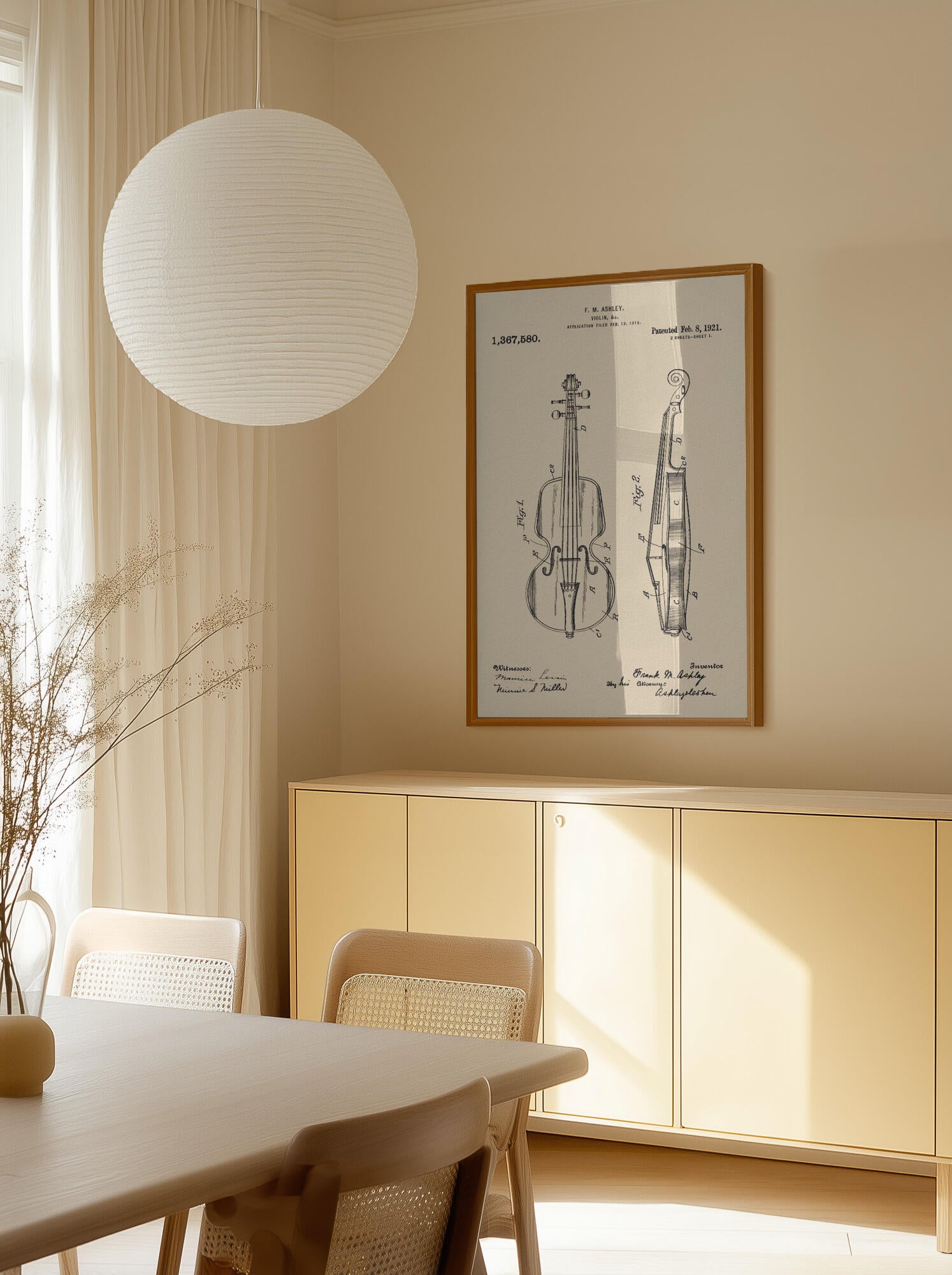 Violin Patent 1921