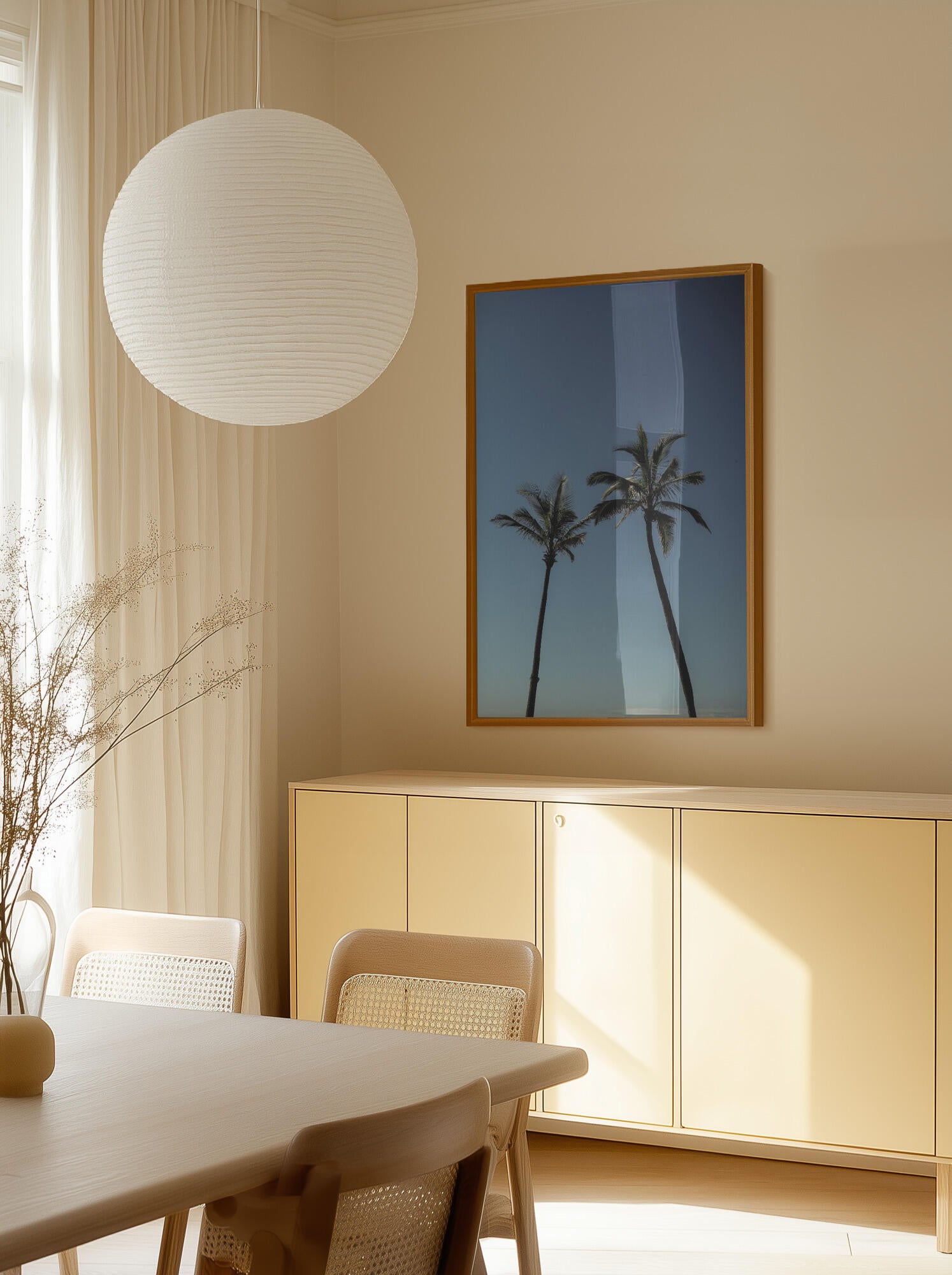 Tropical Palm Silhouettes