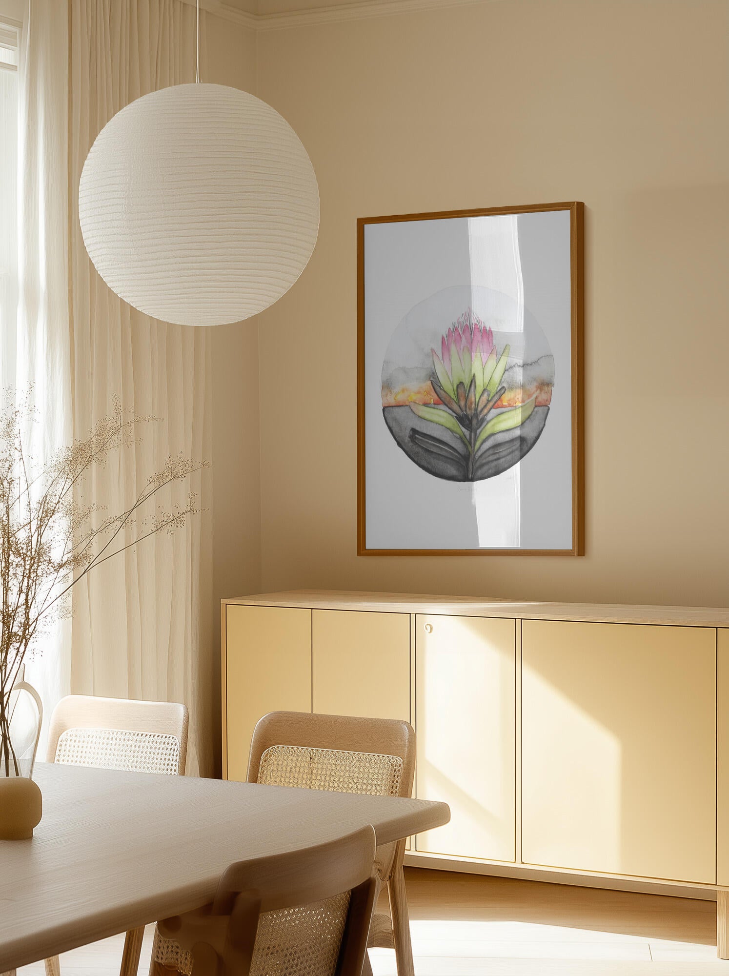 Protea Sunset Bloom