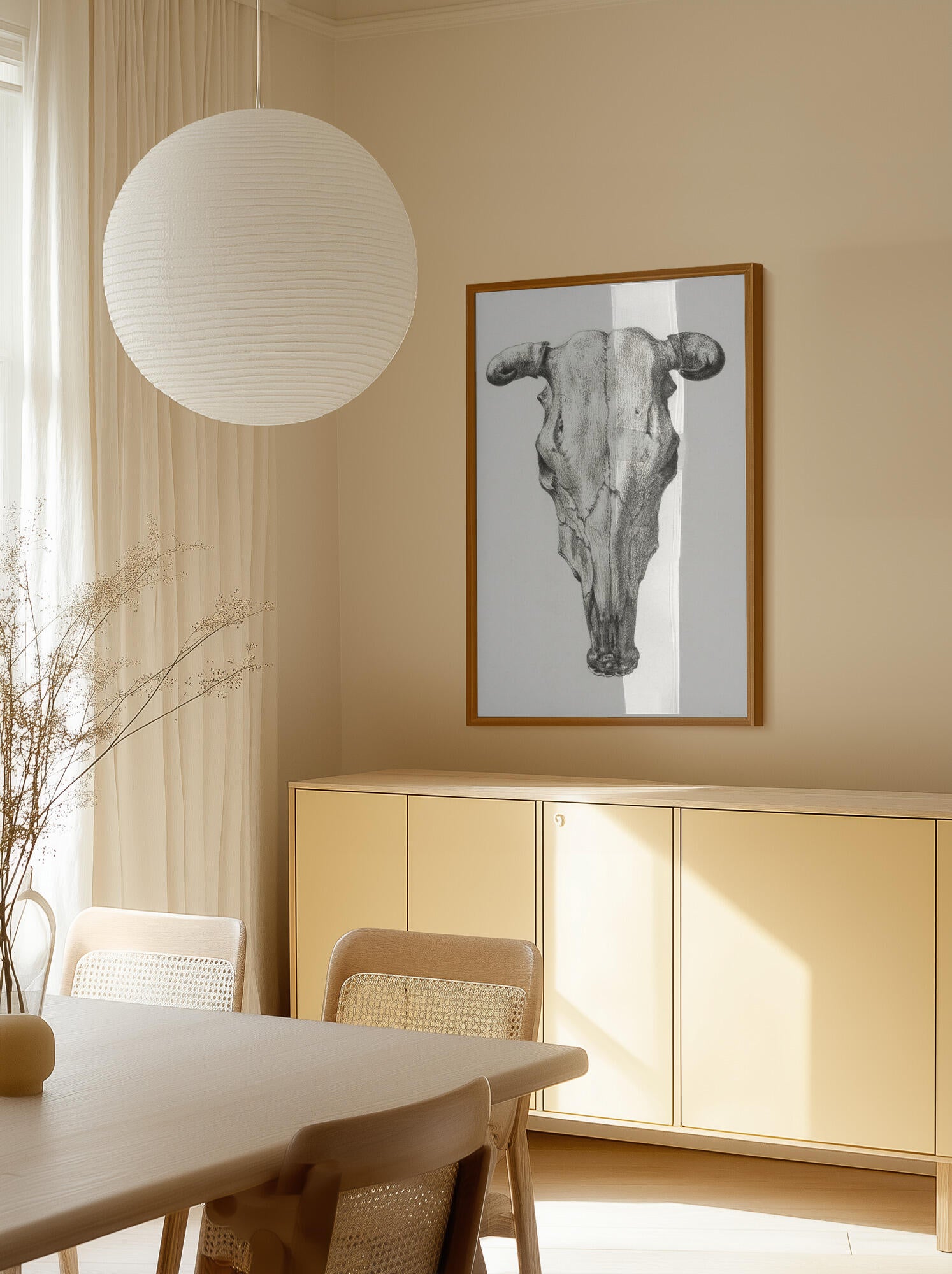 Skull of a Cow Front  View(1816)