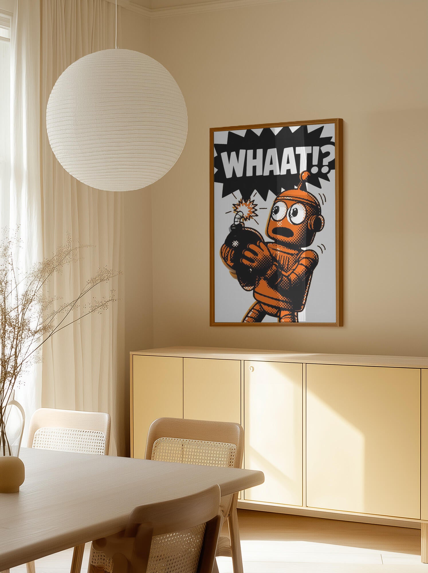 Orange Robot Bomb Shock