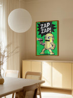 Comic Robot Zap Zap