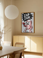 Retro Robot Zap Action