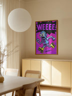 Pop Art Roller Robot