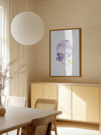 Purple Gold Abstract Shapes