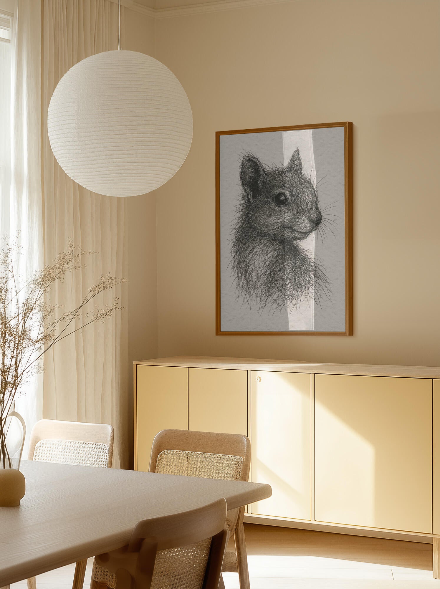 Woodland Squirrel Portrait