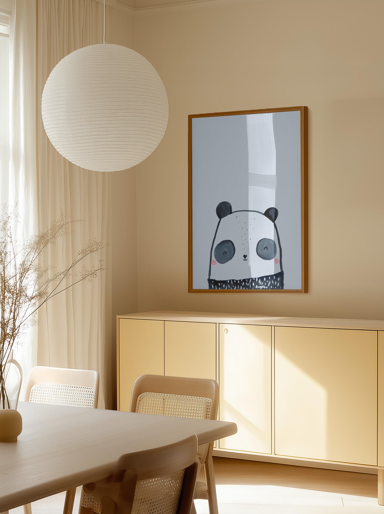 Happy Panda Face