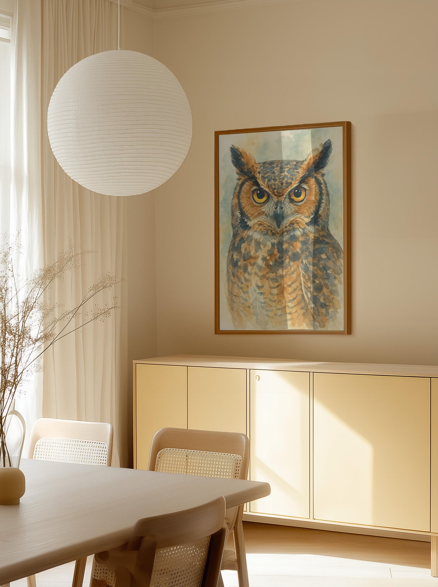 Great Horned Owl Portrait