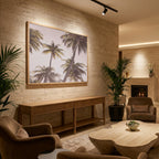 Blush Palm Trees