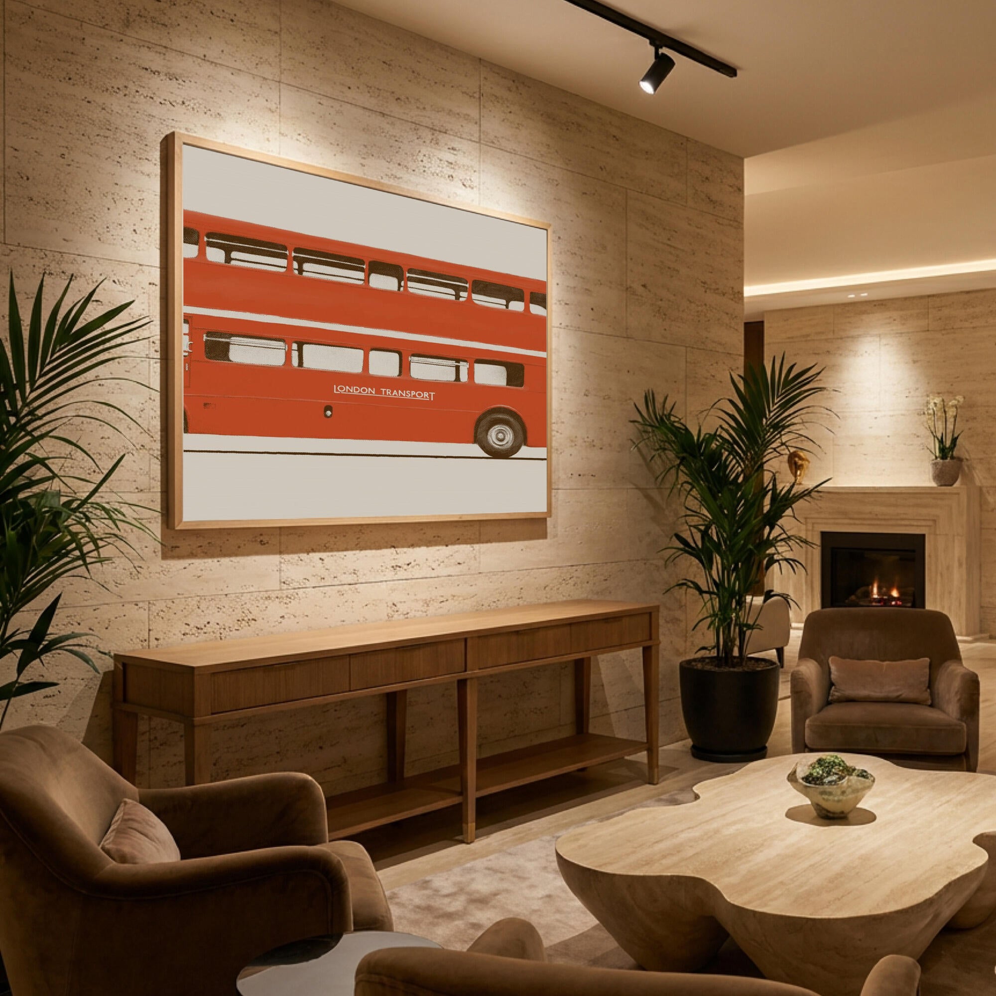 Red English Bus