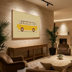 Vintage Yellow Bus