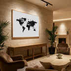 Inked World Map