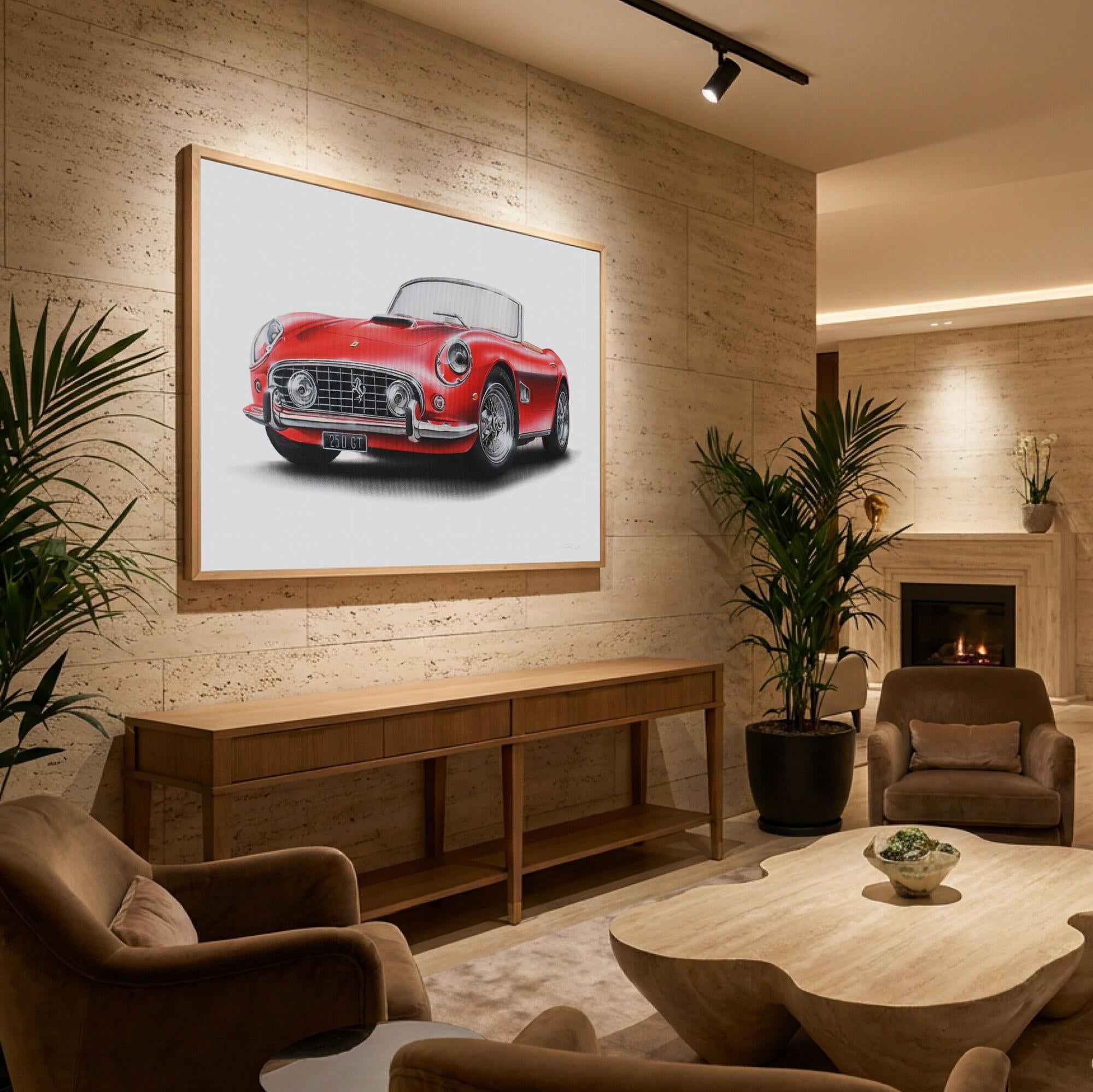 Classic Red Sports Car