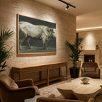 Standing Bull Painting