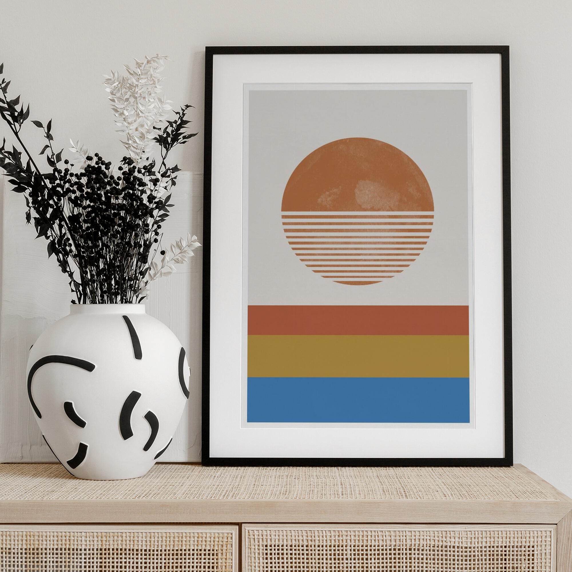 Striped Horizon Sun