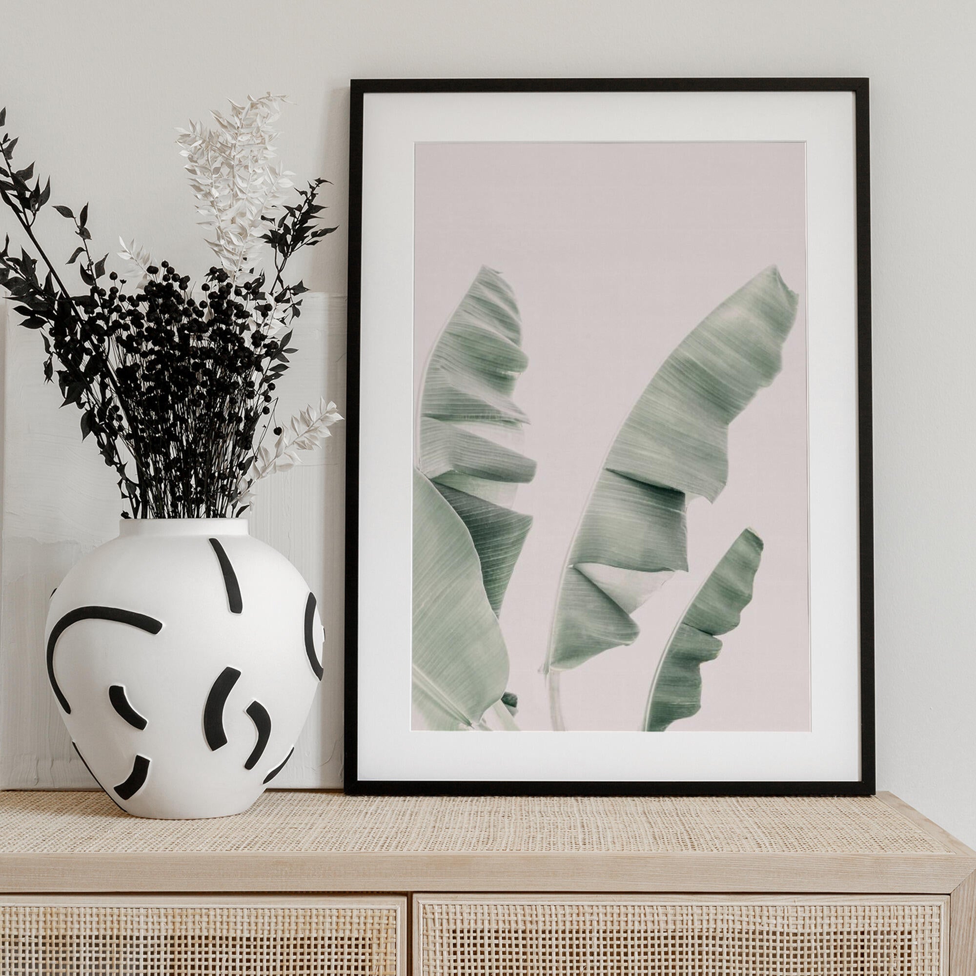 Blush Banana Leaves
