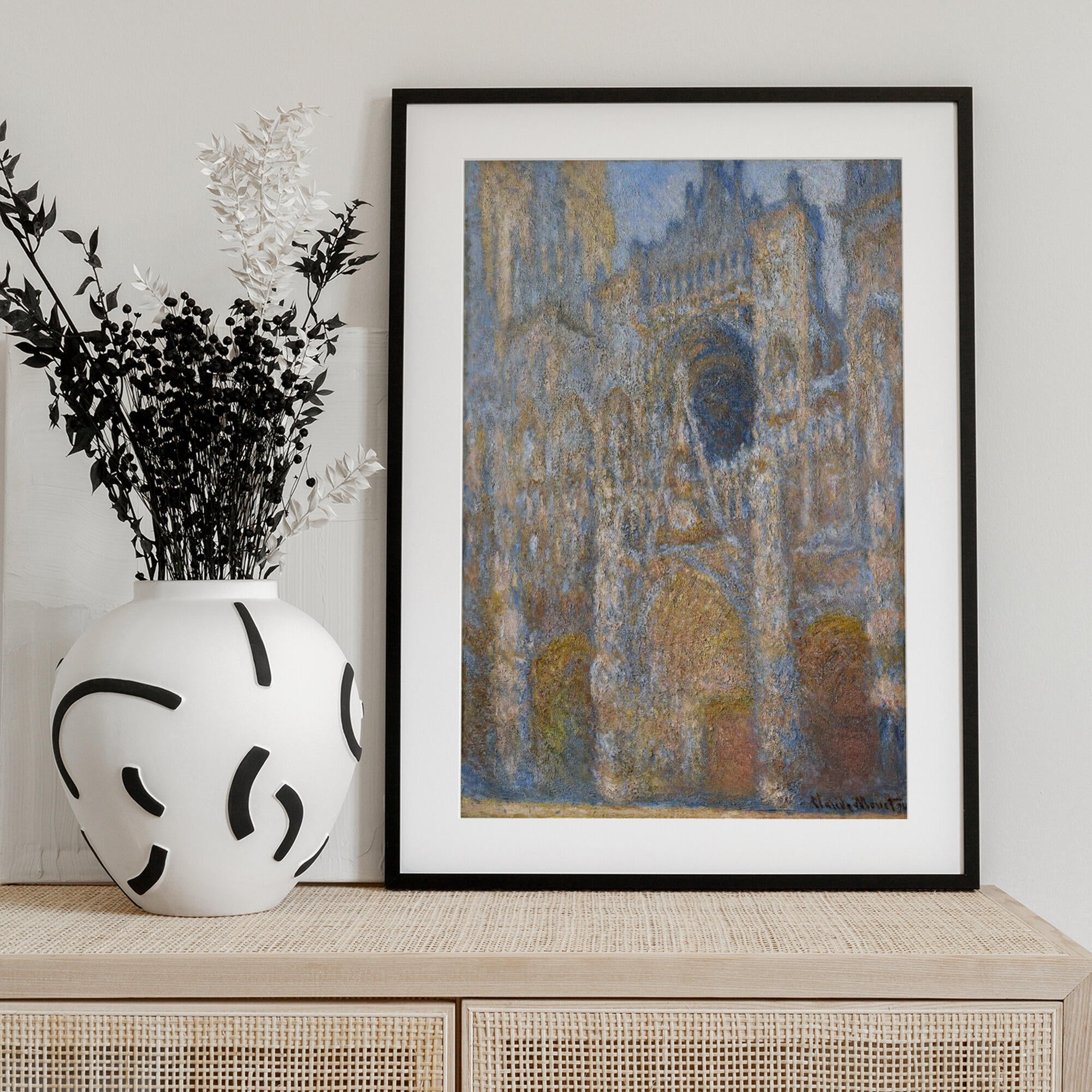 Rouen Cathedral - The Facade in Sunlight