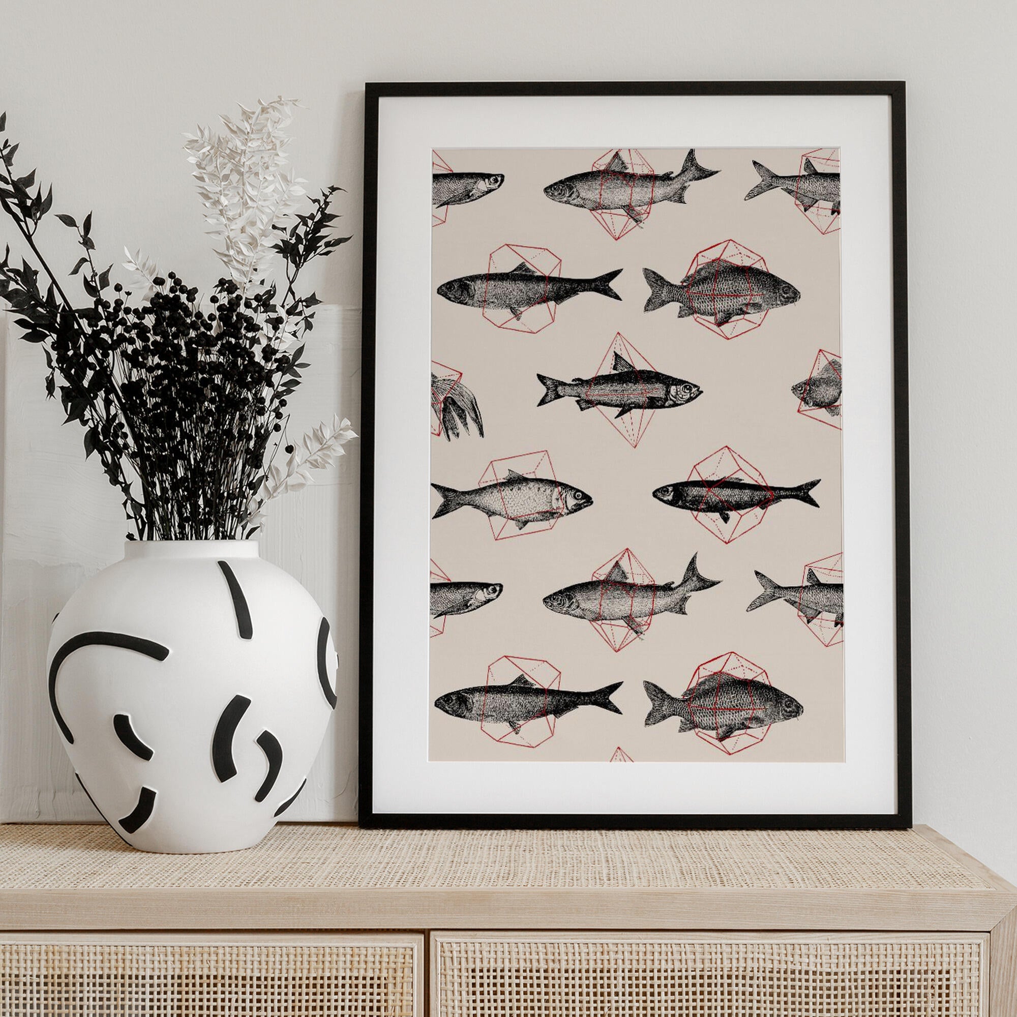Fishes In Geometrics Nº4