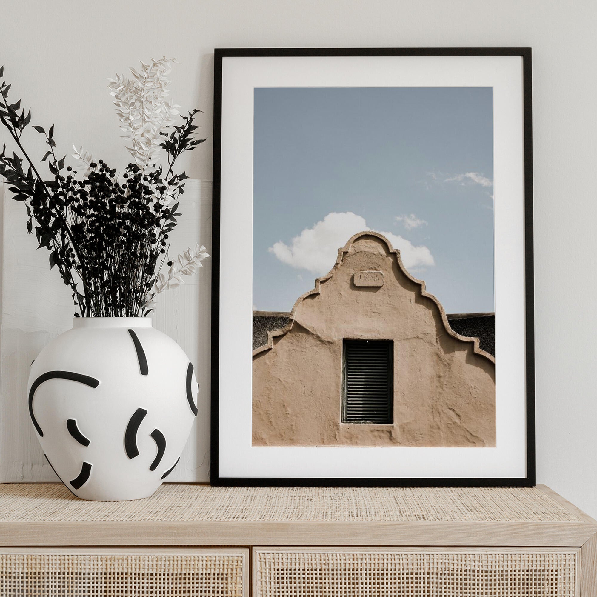Vintage Gable With An Arched Window