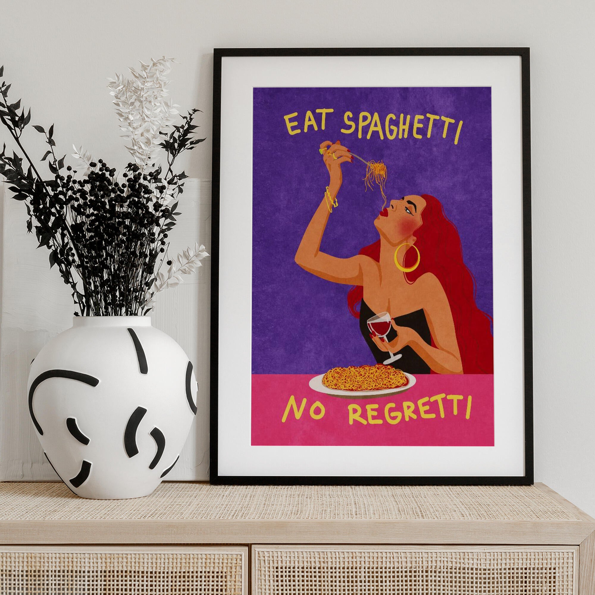 Eat spaghetti no regretti