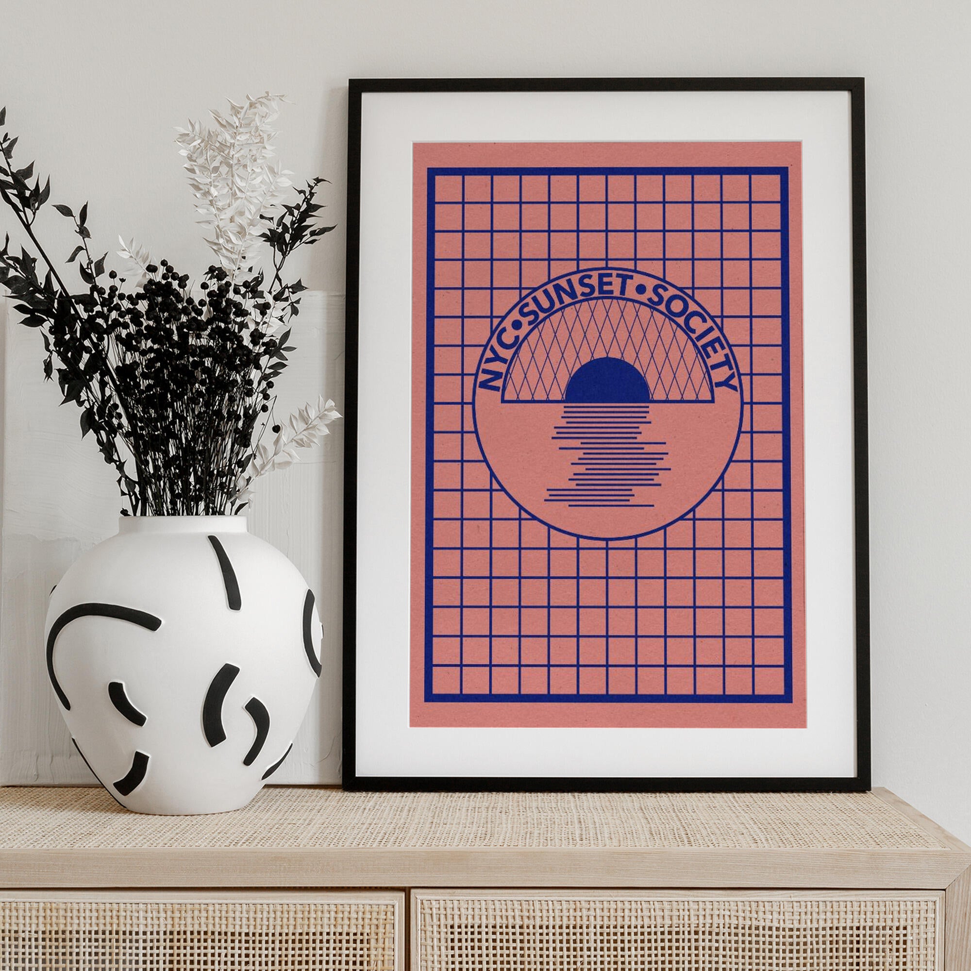 Nyc Sunset Society Blue