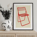 Ted Net Chair Red