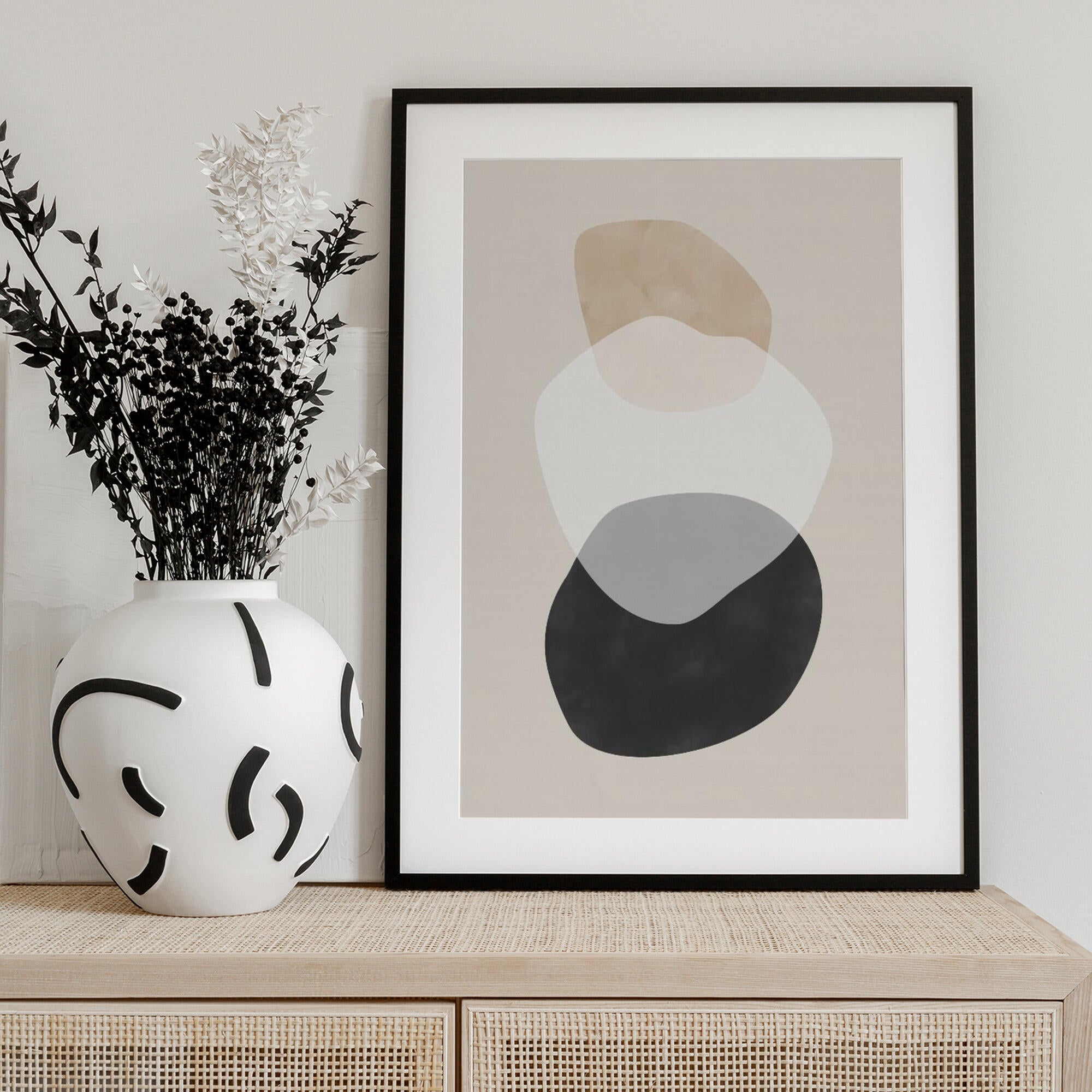 Stacked Organic Shapes