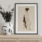 Standing Nude Woman With a Patterned Robe 1917