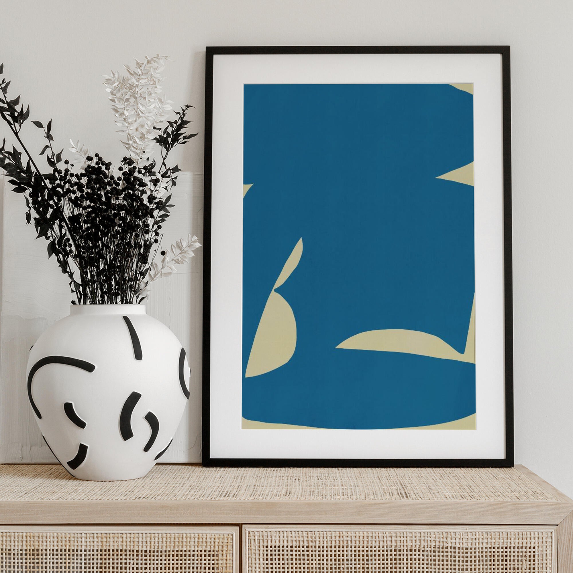 Abstract Blue Form