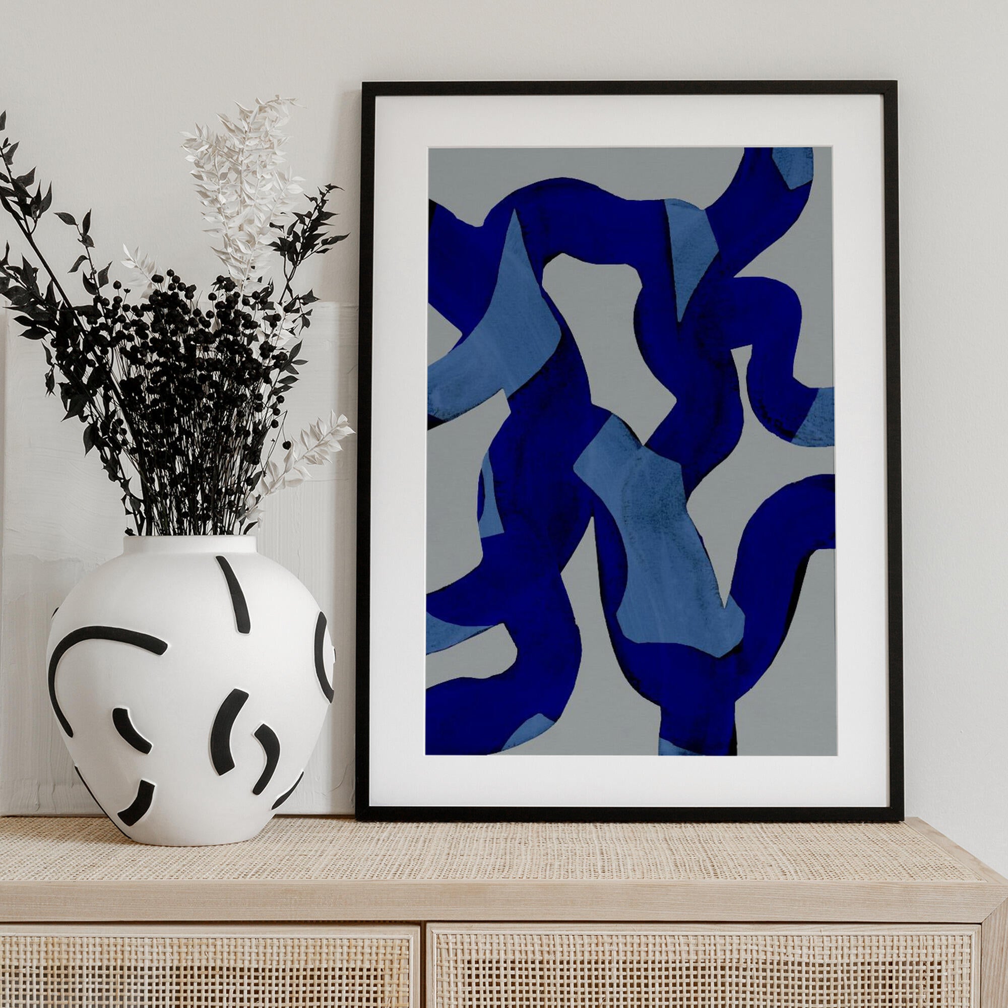 Abstract Brush Strokes 65X