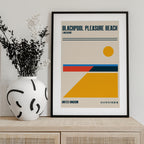 Blackpool Pleasure Beach Travel Poster