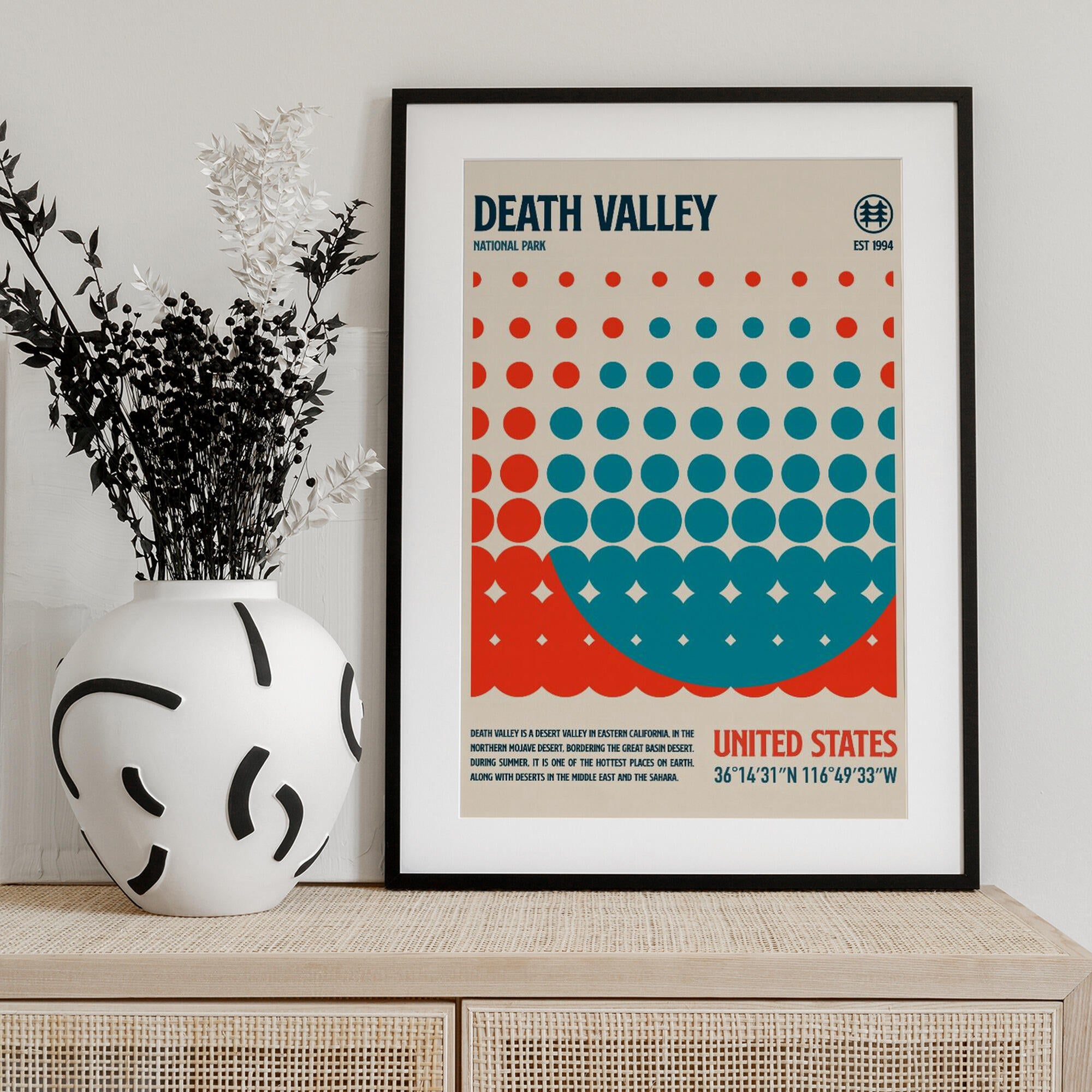 Death Valley National Park Travel Poster