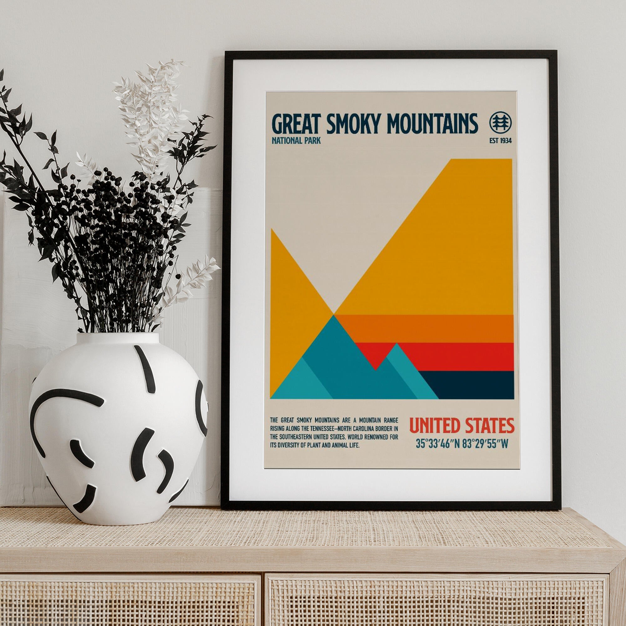 Great Smoky National Park Travel Poster