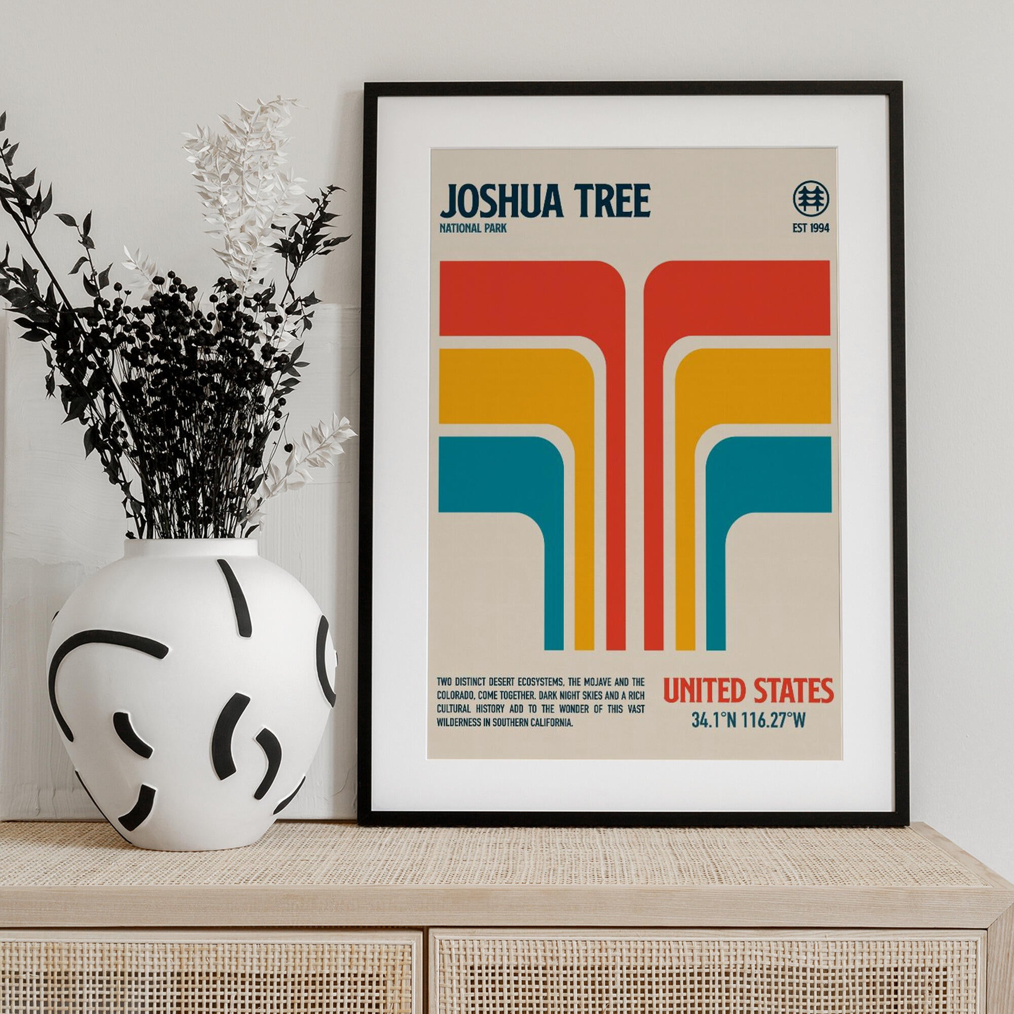Joshua Tree National Park Travel Poster