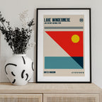Lake Windermere Lake District National Park Travel Poster
