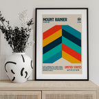 Mount Rainier National Park Travel Poster