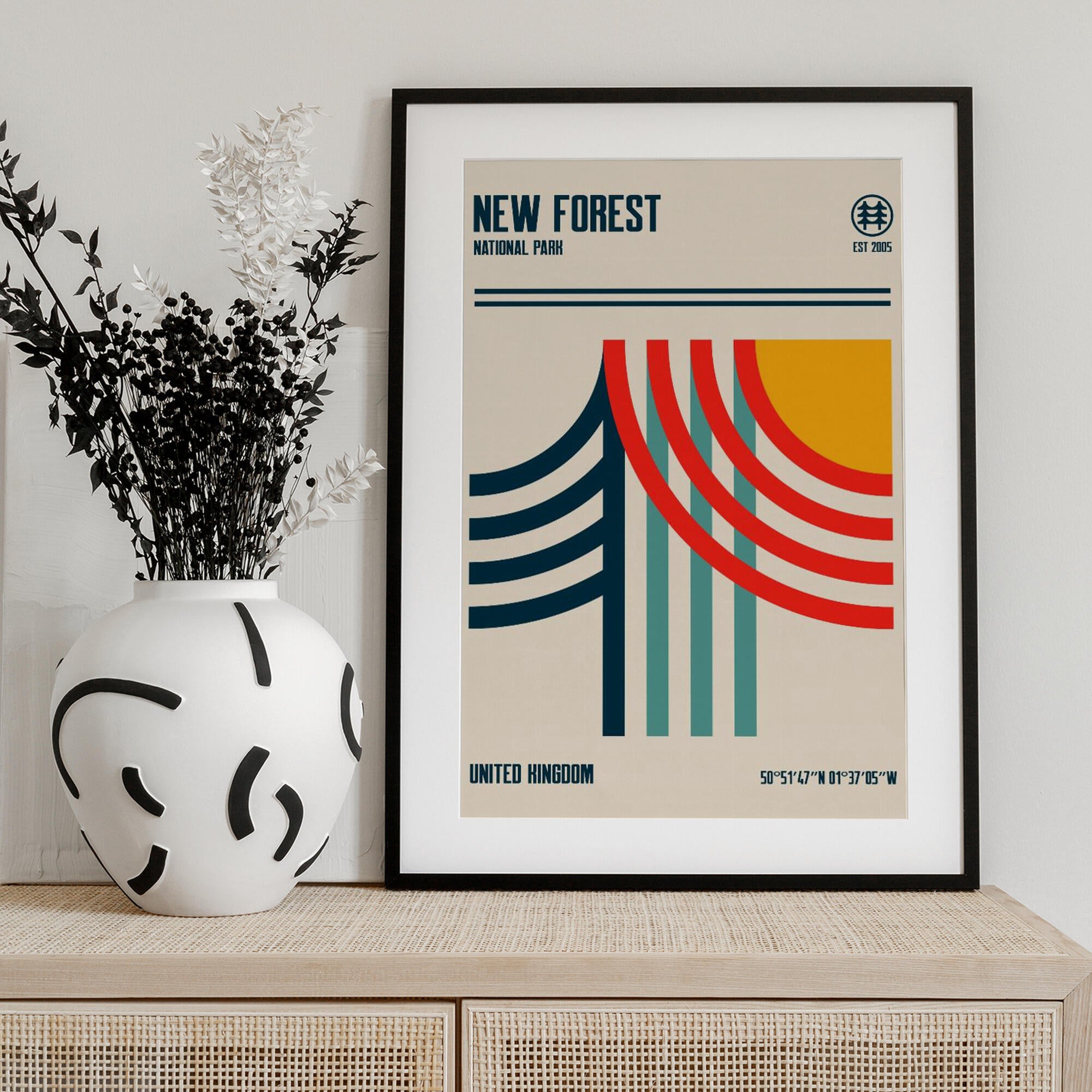 New Forest National Park Travel Poster