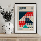 Peak District National Park Travel Poster