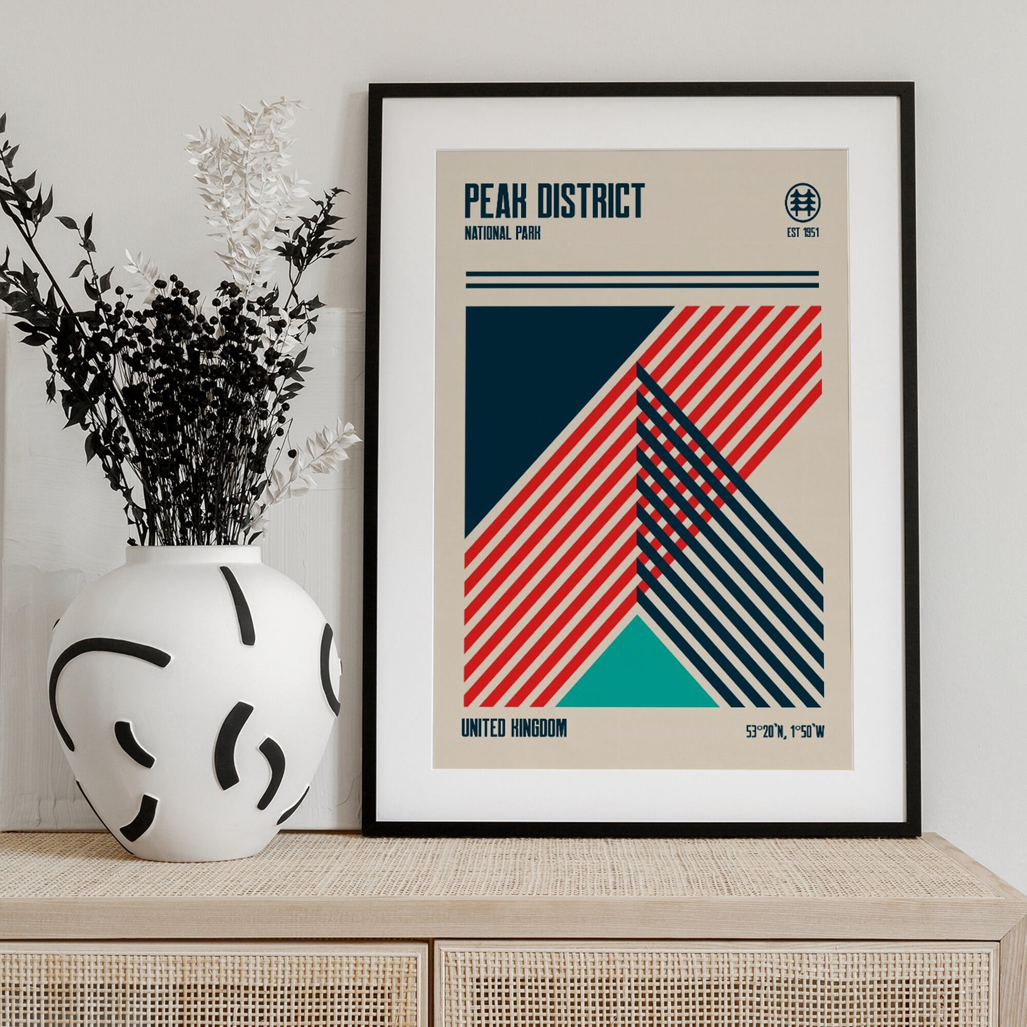 Peak District National Park Travel Poster