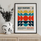 Rocky Mountains National Park Travel Poster