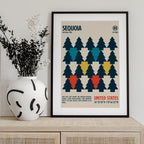 Sequoia National Park Travel Poster