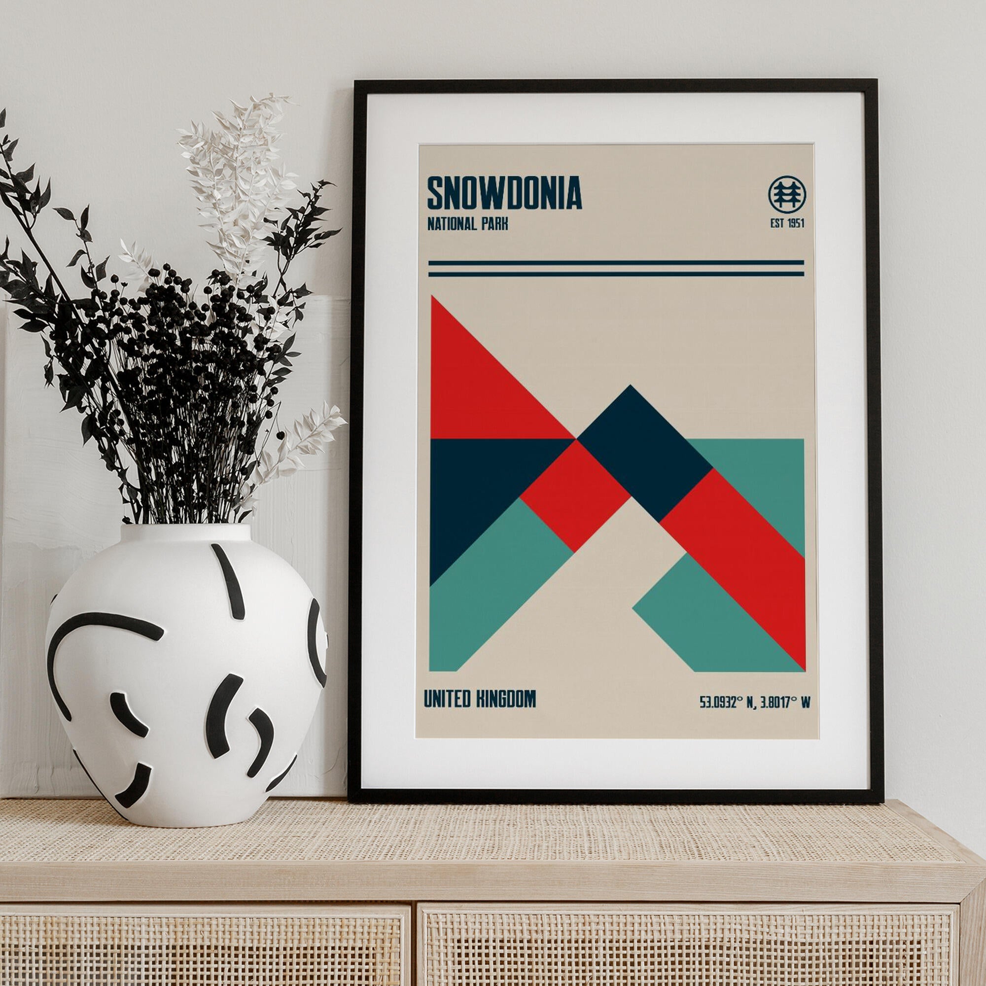 Snowdonia National Park Travel Poster
